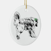 Stride auf der Zweigstelle Keramik Ornament (Rechts)