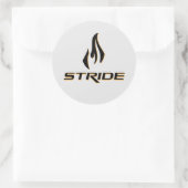 STRIDE-Aufkleber Runder Aufkleber (Tasche)
