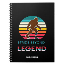 Stride Beyond Legend Sasquatch Amputee Vintage  Notizblock