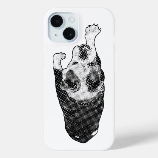 Stride Dot Dog schützt mit starker grafischer Ener Case-Mate iPhone Hülle (Rückseite)
