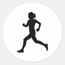Stride in Grace: Marathon-Silhouette für Frauen