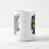 Stride mit Stolz Kaffeetasse (Mittel)
