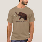 Striding Wooly Mammoth T-Shirt (Vorderseite)