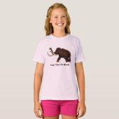 Striding Wooly Mammoth T-Shirt (Vorne ganz)