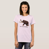Striding Wooly Mammoth T-Shirt (Vorne ganz)