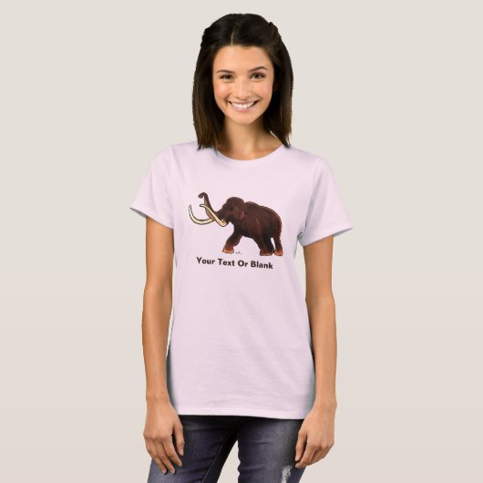 Striding Wooly Mammoth T-Shirt (Vorne ganz)