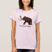 Striding Wooly Mammoth T-Shirt (Vorderseite)