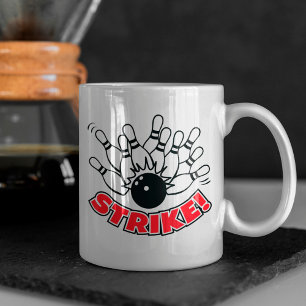 Strike - 10-Pin Bowling Logo Kaffeetasse