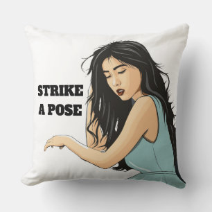 "STRIKE A POSE" ASIAN LADY KISSEN