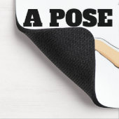 "STRIKE A POSE" ASIAN LADY MOUSEPAD (Ecke)