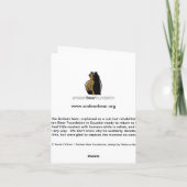 Strike a Pose - Bubu Notecard Karte (Rückseite)