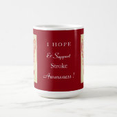 Strike Awareness Red Ribbon Angel Custom Tasse (Mittel)