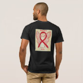 Strike Awareness Ribbon Angel Custom Shirt (Schwarz voll)