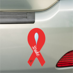 Strike Awareness Ribbon Auto Magnet