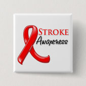 Strike Awareness Ribbon Button (Vorderseite)