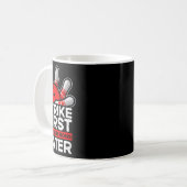 Strike - Bowler Bowling Ball Funny Bowling Kaffeetasse (Vorderseite Links)