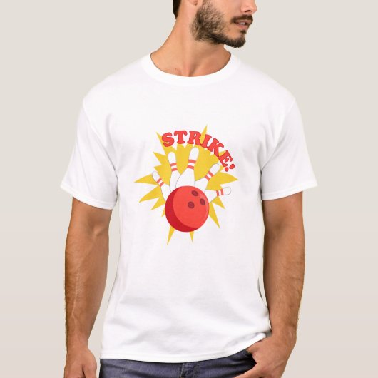 Strike Bowling T-Shirt (Vorderseite)