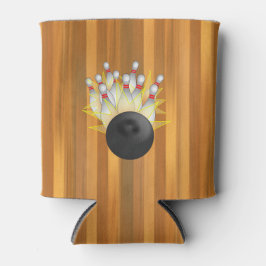 STRIKE! Bowlingball und Buttone Dosenkühler