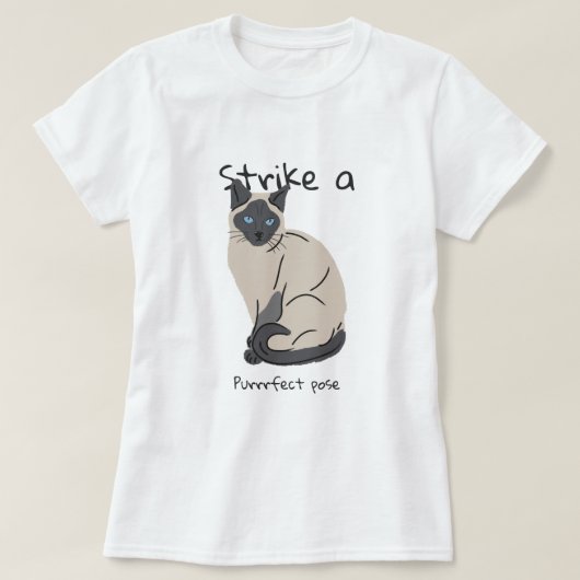 Strike eine purfect-Pose T-Shirt (Design vorne)