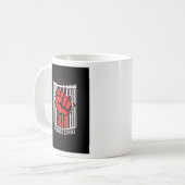 STRIKE ERSTE - Vintage Boxrückführung Kaffeetasse (Vorderseite Links)