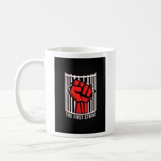 STRIKE ERSTE - Vintage Boxrückführung Kaffeetasse (Links)