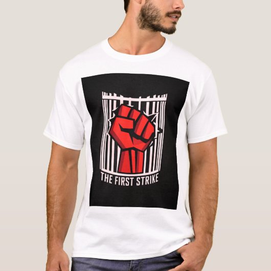 STRIKE ERSTE - Vintage Boxrückführung T-Shirt (Vorderseite)