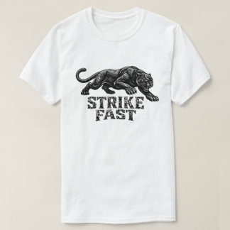 „Strike Fast“ Panther Grafik T-Shirt – Fierce
