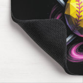 Strike Out Cancer - Breast Cancer Softll Support  Mousepad (Ecke)