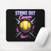 Strike Out Cancer - Breast Cancer Softll Support  Mousepad (Mit Mouse)