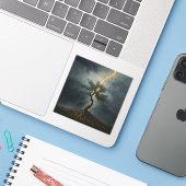Strike Tree Art Collection Aufkleber (Laptop mit iPhone)