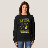 Strike Whisperer Bowling Bowler Team Gag Sweatshirt (Vorne ganz)