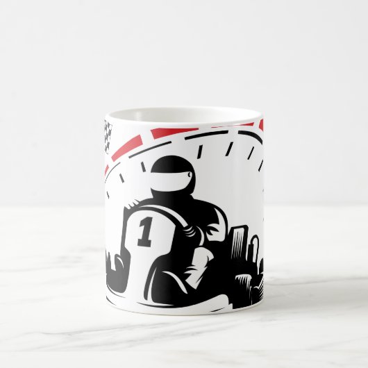 Strike with Style: The Ultimate karting Mug Kaffeetasse (Mittel)