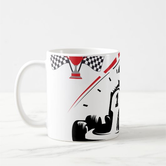 Strike with Style: The Ultimate karting Mug Kaffeetasse (Links)
