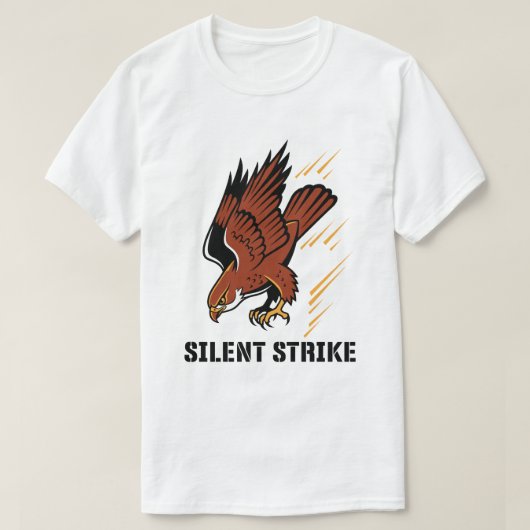 Strike Without Sound – Stealth-Modus T-Shirt (Design vorne)