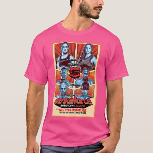 Strikeforce Rousey Vs Kaufman T-Shirt (Vorderseite)
