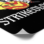 Strikeologe Bowling Team Bowler Poster (Ecke)