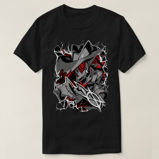 Striker Demon Design Helluva Boss T-Shirt (Design vorne)