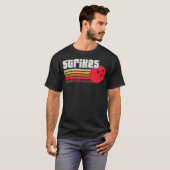 Strikes Funny Graphic Bowling Strikes League T-Shirt (Vorne ganz)