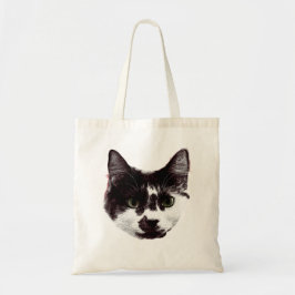 Striking Cat Gaze | Ink Style Tragetasche