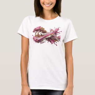 Striking Gold ABSTRACTE KUNST Mode Druck T-Shirt