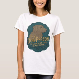 Striking Gold ICH BIN EIN HUNDEMENSCH Modernes Des T-Shirt