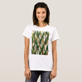 Striking Gold LEAFY FUSION 3D Textkunst T-Shirt (Vorne ganz)