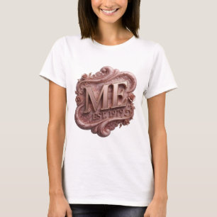 Striking Gold ME EST 1979 Künstlerisches Motiv T-Shirt