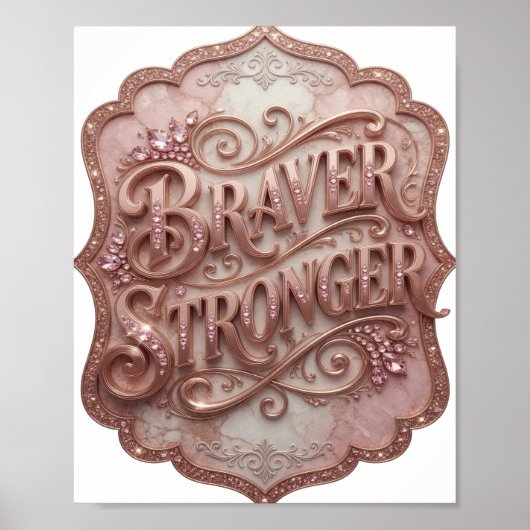 Striking Gold TAPFERER STÄRKER Poster (Vorne)