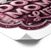 Striking Pink HUNDEMUTTER LEBEN Poster (Ecke)