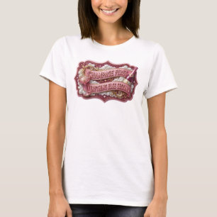 Striking Red CHAMPAGNER ZUERST Druck T-Shirt