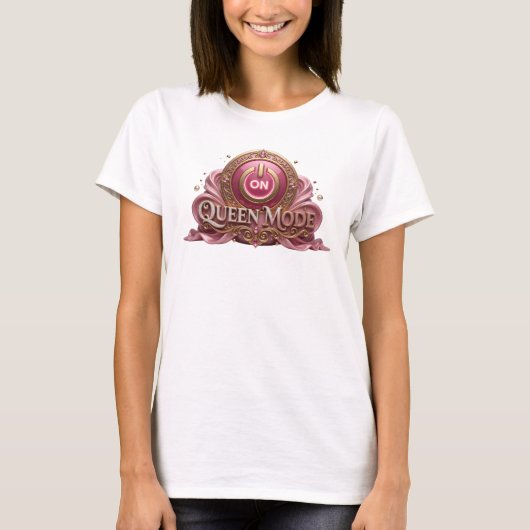 Striking Red QUEEN MODE T-Shirt (Vorderseite)