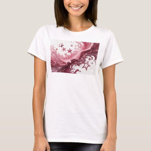 Striking Red STERNE AM HIMMEL Custom Tee (Vorderseite)