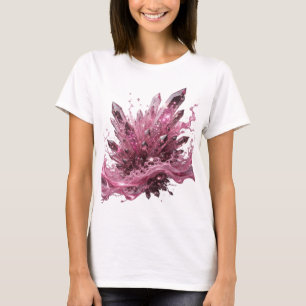 Striking Silber CRYSTAL ESSENCE Tragbare Kunst T-Shirt