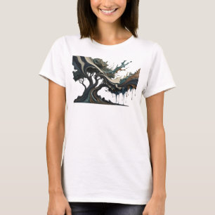 Striking Silver ABSTRACT ART Kunst druck v2 T-Shirt